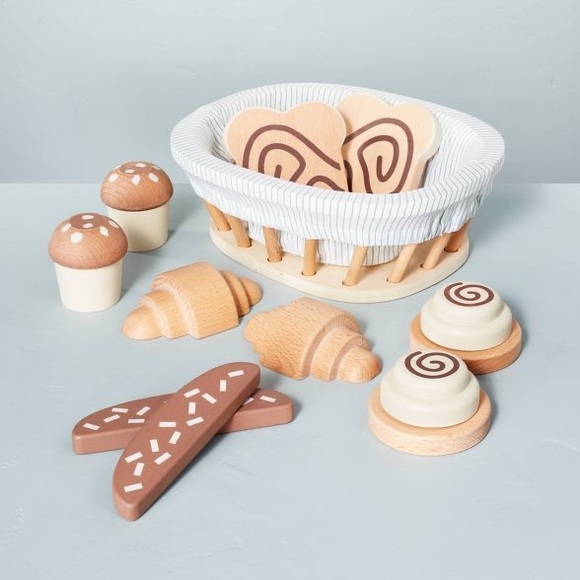 BNIB Magnolia Hearth & Hand Wooden Bakery Toy Set - Sold out everywhere! - Picture 3 of 4